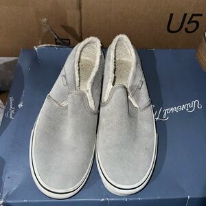 Vans Gray Slip-On Sneakers